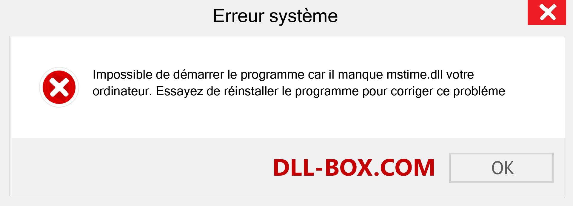 Le fichier mstime.dll est manquant ?. Télécharger pour Windows 7, 8, 10 - Correction de l'erreur manquante mstime dll sur Windows, photos, images